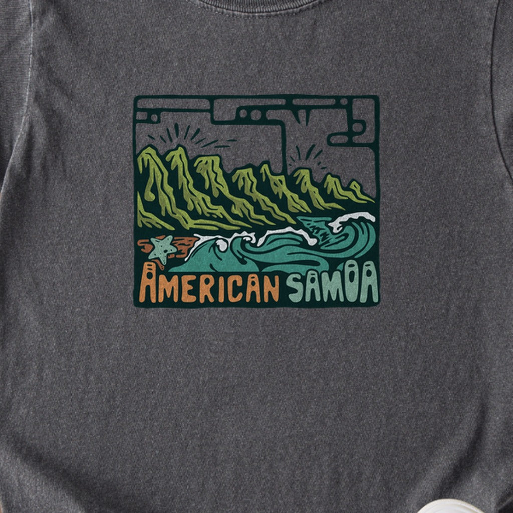 American Samoa National Park Kids Cotton T-Shirt