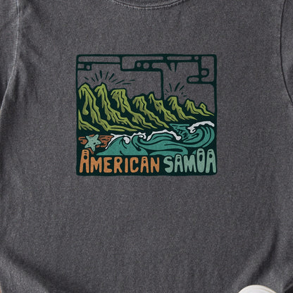 American Samoa National Park Kids Cotton T-Shirt