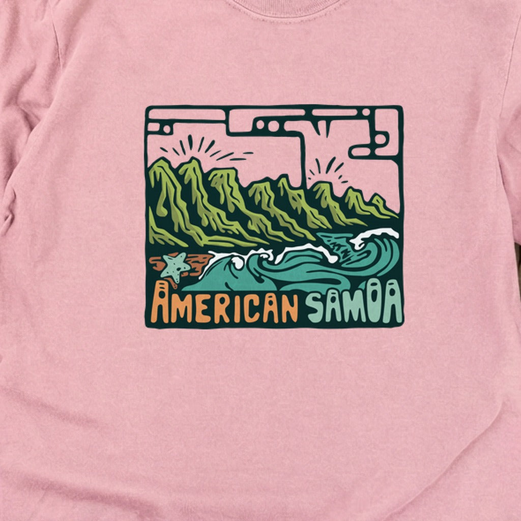 American Samoa National Park Cotton Long Sleeve