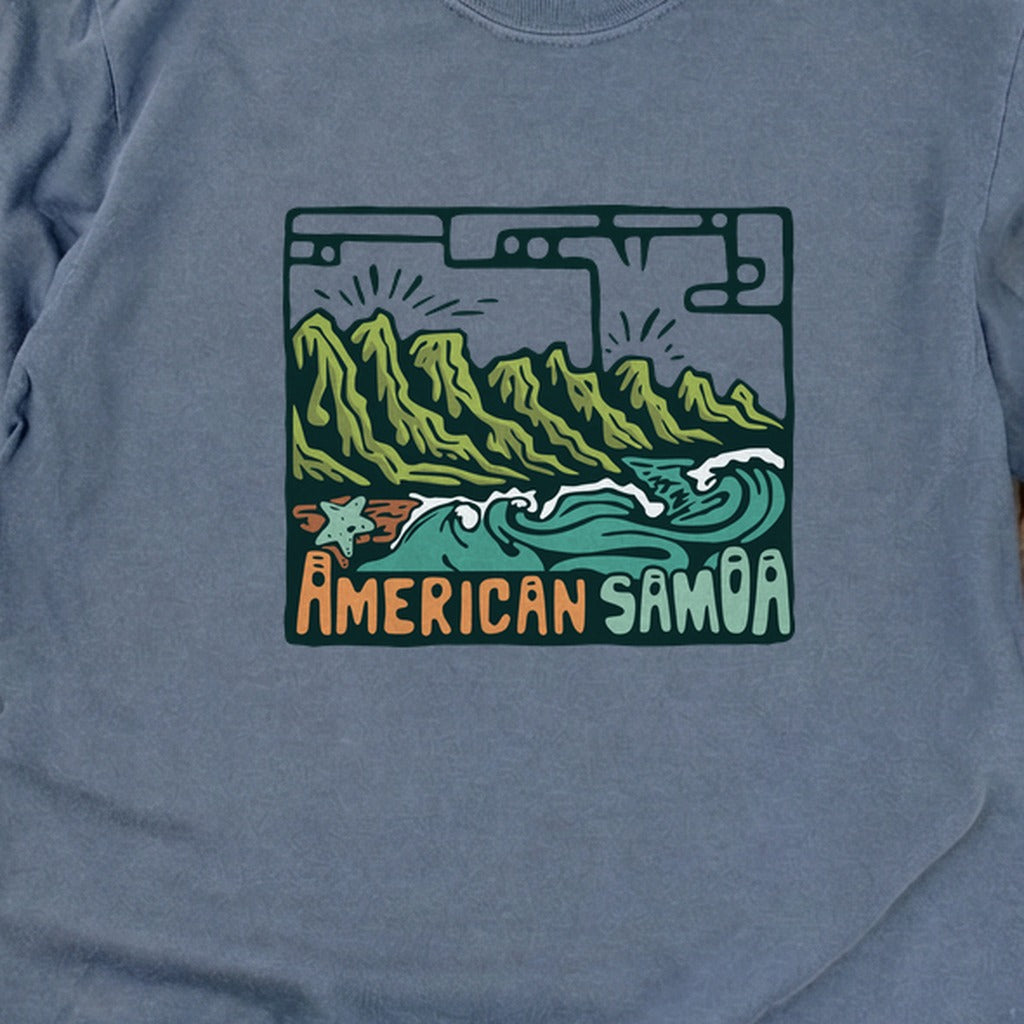 American Samoa National Park Cotton Long Sleeve