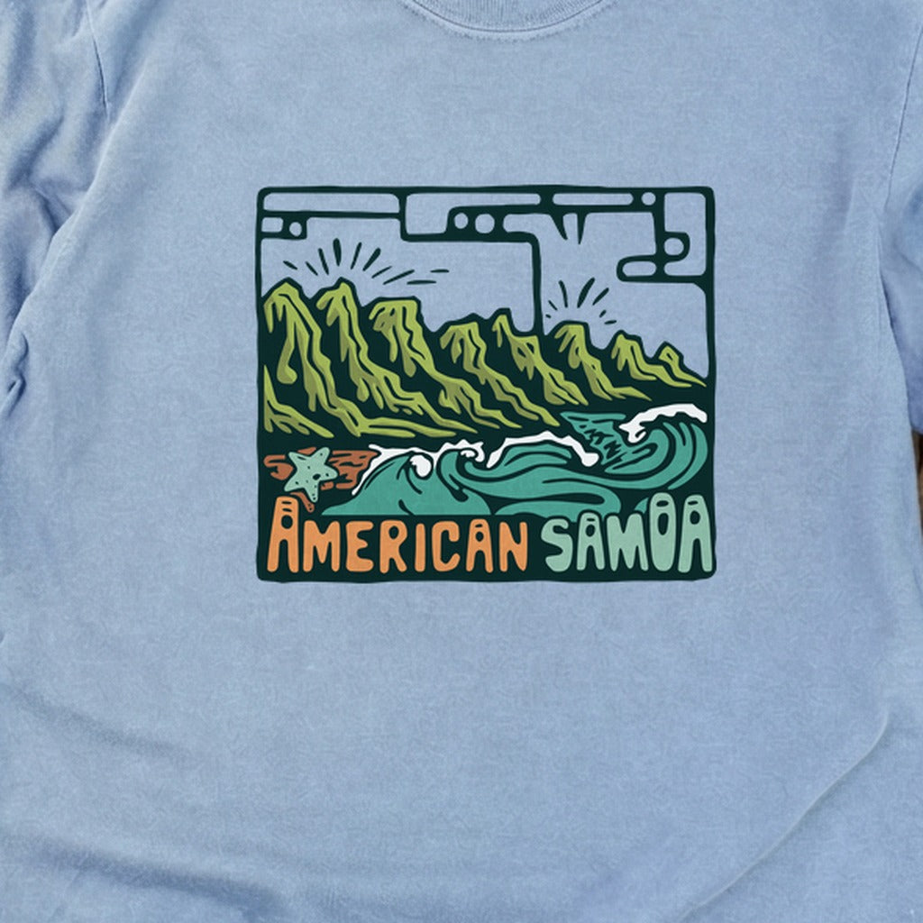 American Samoa National Park Cotton Long Sleeve