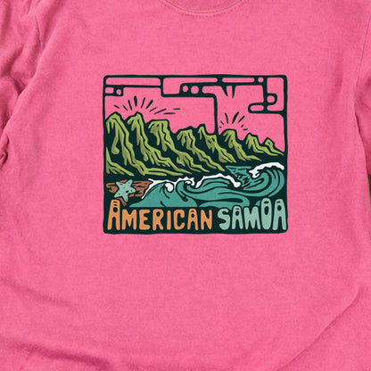 American Samoa National Park Cotton Long Sleeve