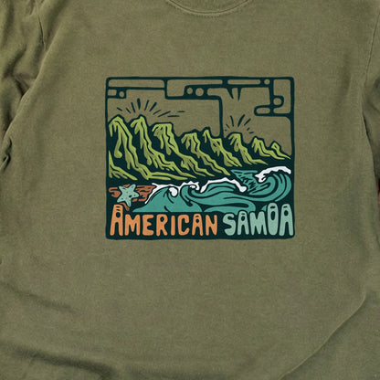American Samoa National Park Cotton Long Sleeve