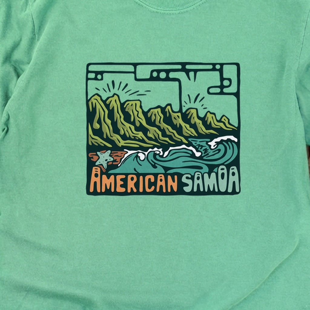 American Samoa National Park Cotton Long Sleeve