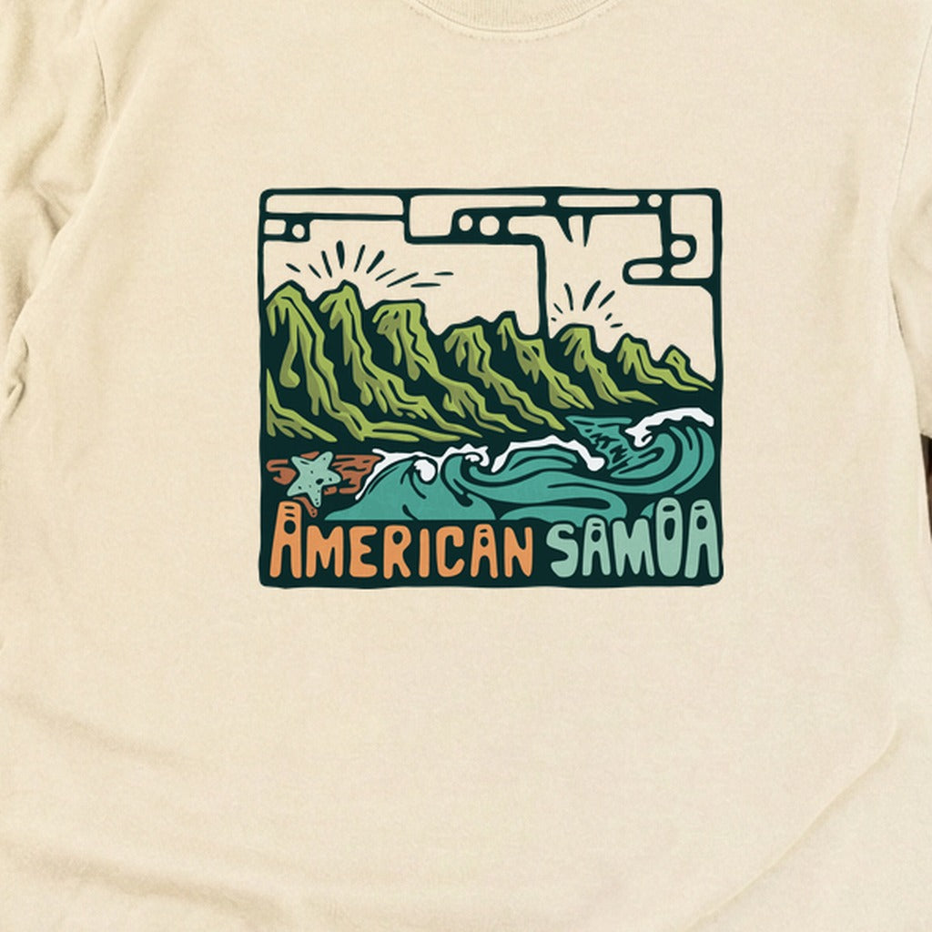 American Samoa National Park Cotton Long Sleeve