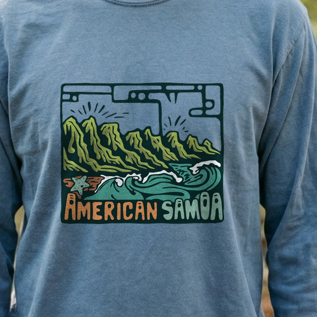 American Samoa National Park Cotton Long Sleeve