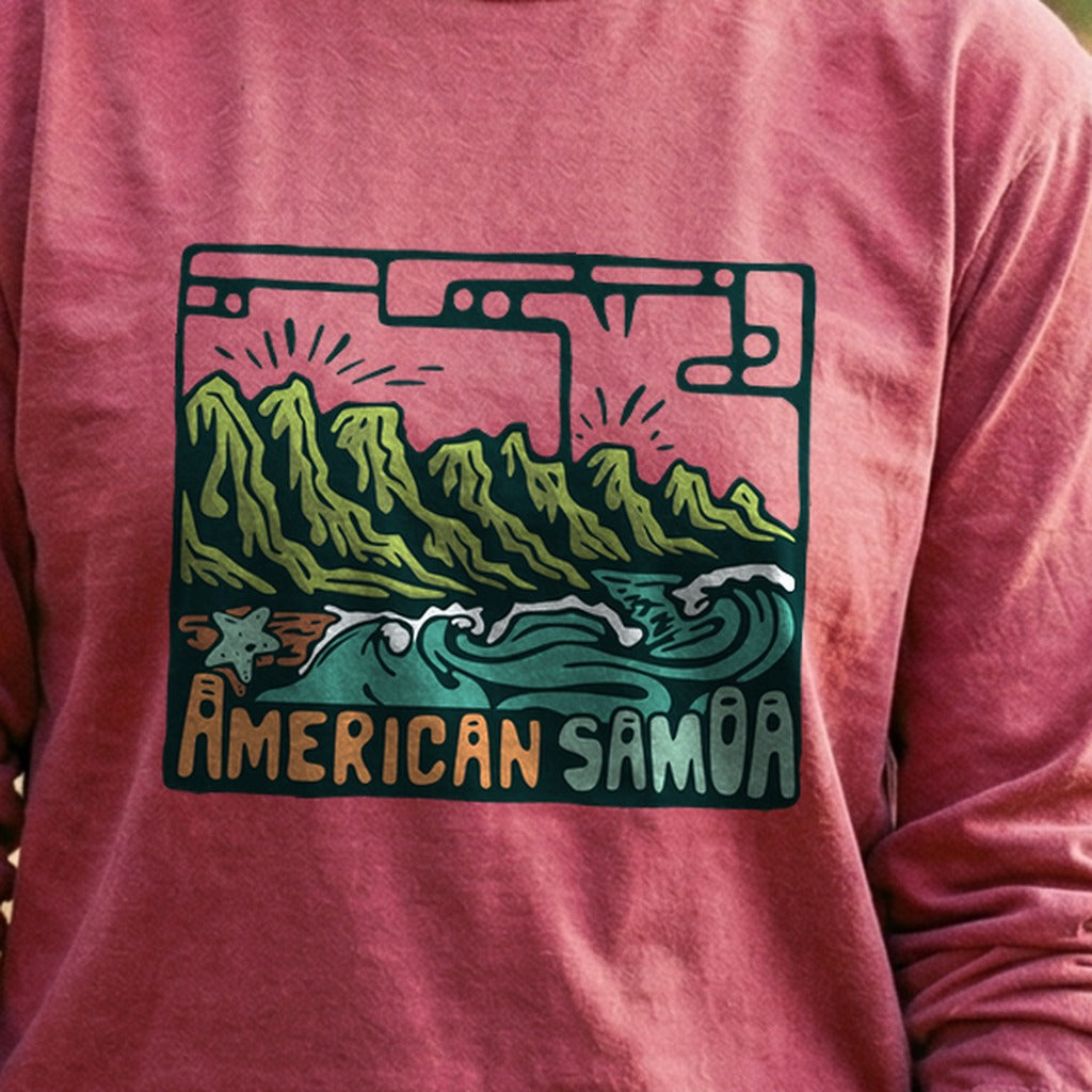 American Samoa National Park Cotton Long Sleeve