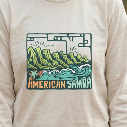 American Samoa National Park Cotton Long Sleeve