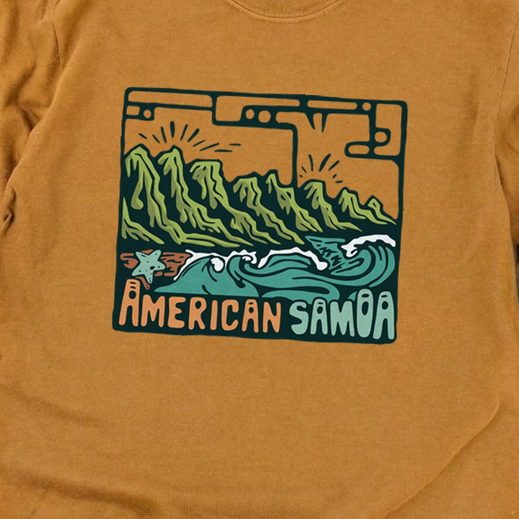 American Samoa National Park Cotton Long Sleeve