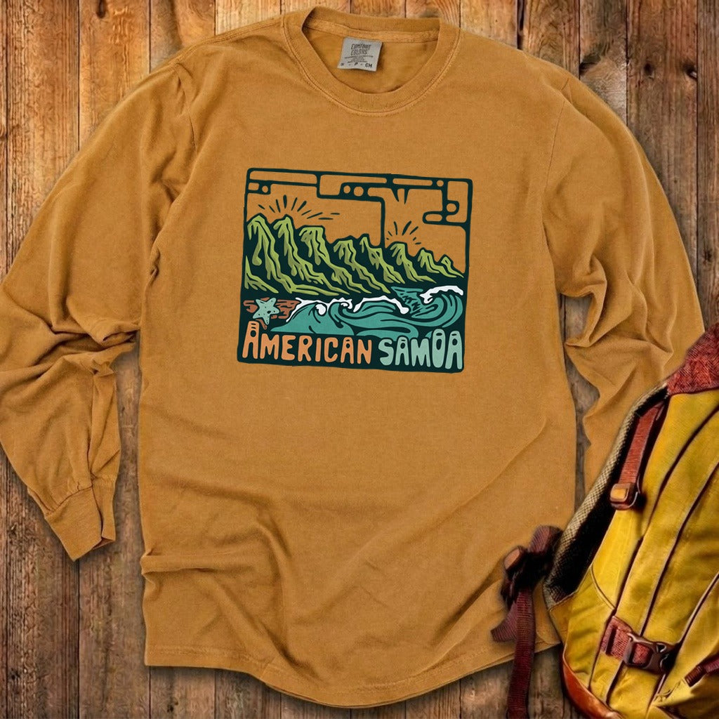 American Samoa National Park Cotton Long Sleeve