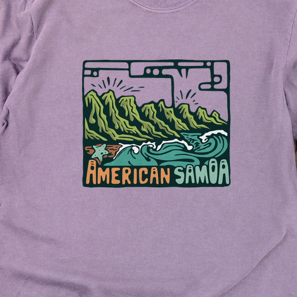 American Samoa National Park Cotton Long Sleeve