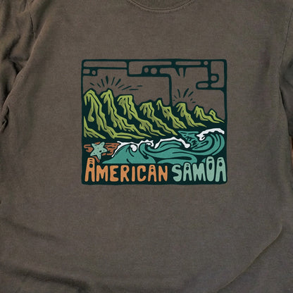 American Samoa National Park Cotton Long Sleeve