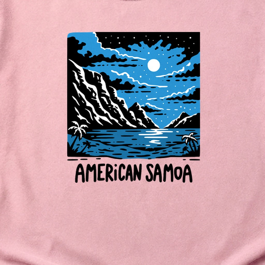 American Samoa at Night Cotton T-Shirt