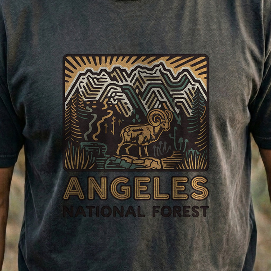 Angeles National Forest Vintage Cotton T-Shirt