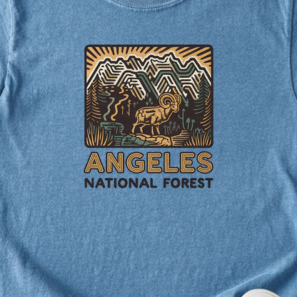 Angeles National Forest Vintage Kids Cotton T-Shirt