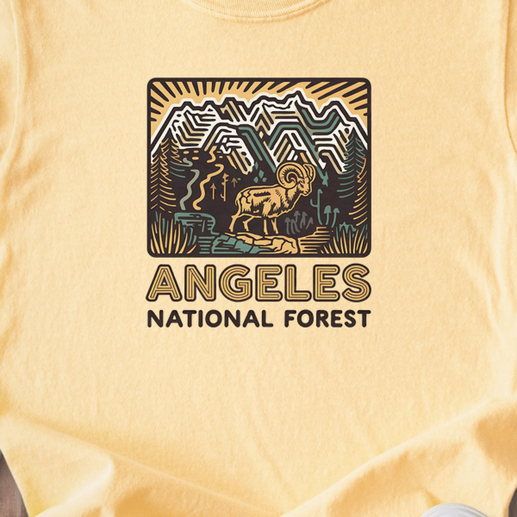 Angeles National Forest Vintage Kids Cotton T-Shirt