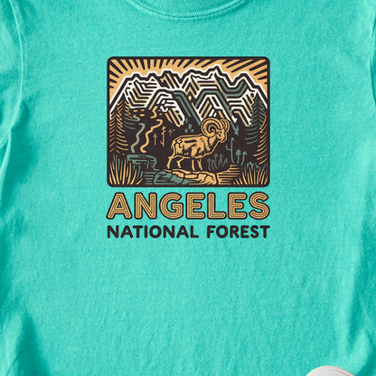 Angeles National Forest Vintage Kids Cotton T-Shirt