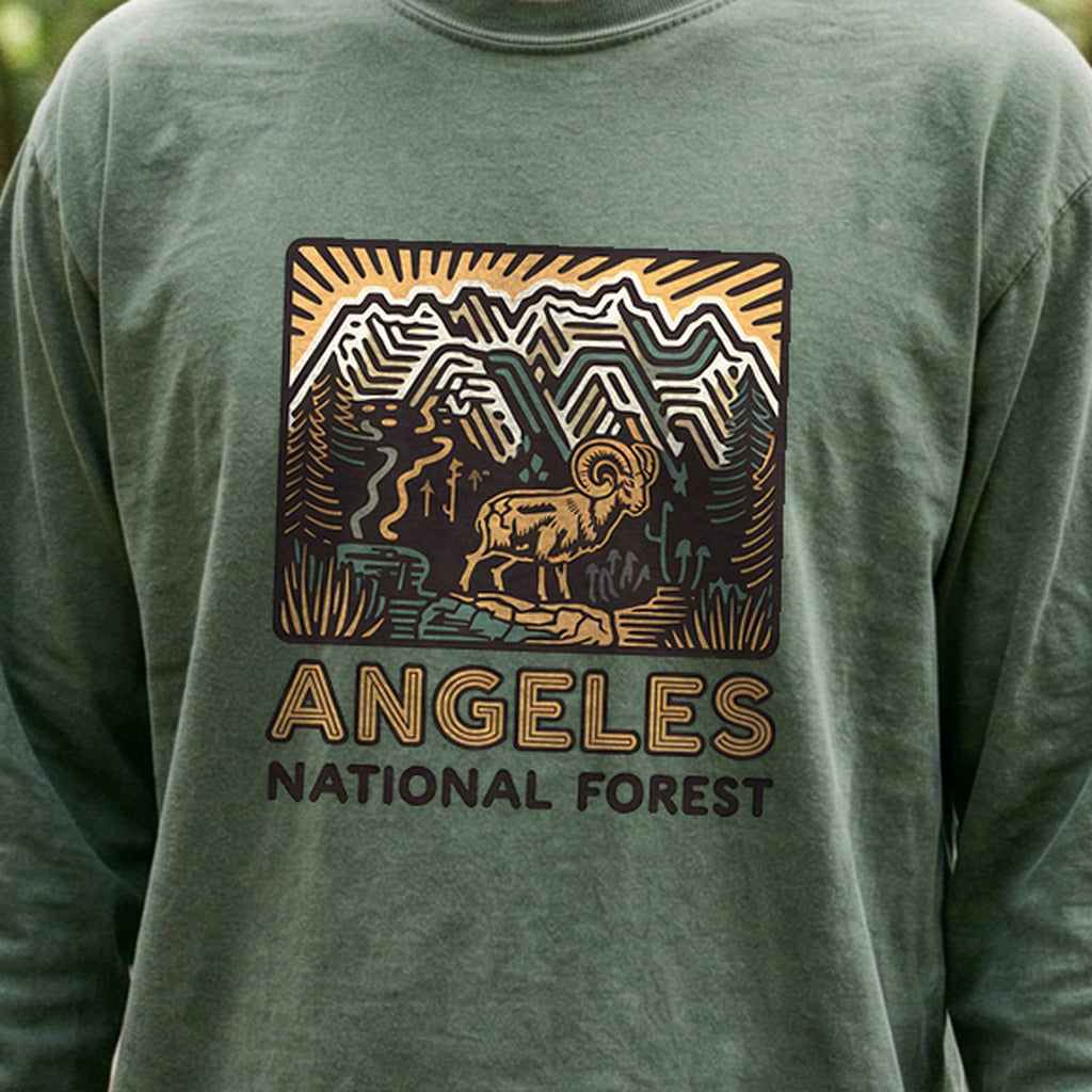 Angeles National Forest Vintage Cotton Long Sleeve