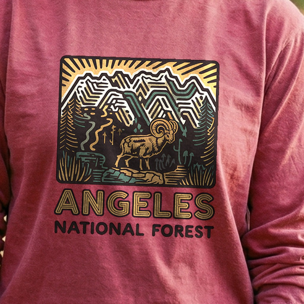 Angeles National Forest Vintage Cotton Long Sleeve