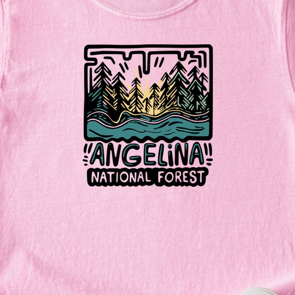 Angelina National Forest Kids Cotton T-Shirt