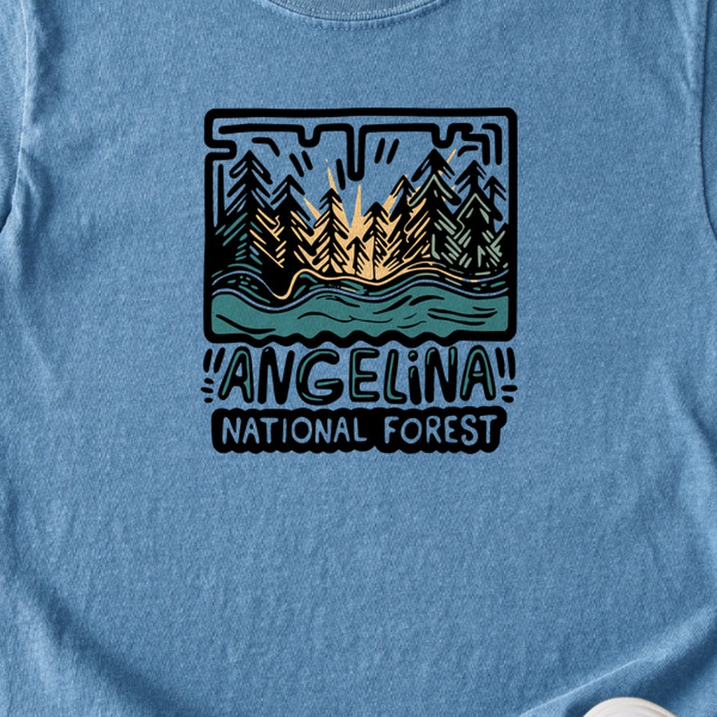 Angelina National Forest Kids Cotton T-Shirt