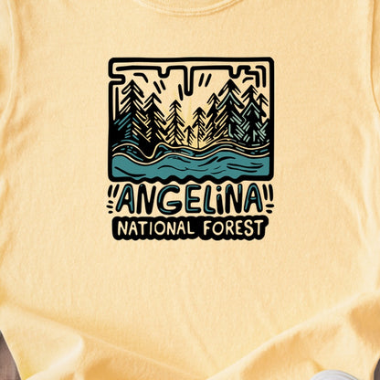 Angelina National Forest Kids Cotton T-Shirt