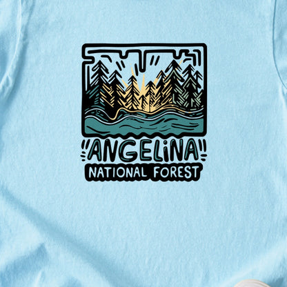 Angelina National Forest Kids Cotton T-Shirt