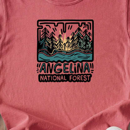 Angelina National Forest Kids Cotton T-Shirt