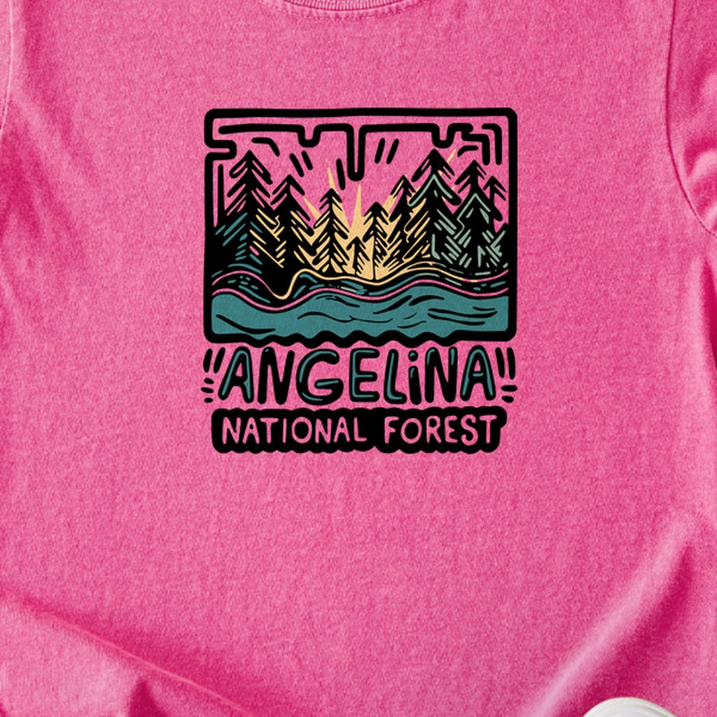 Angelina National Forest Kids Cotton T-Shirt