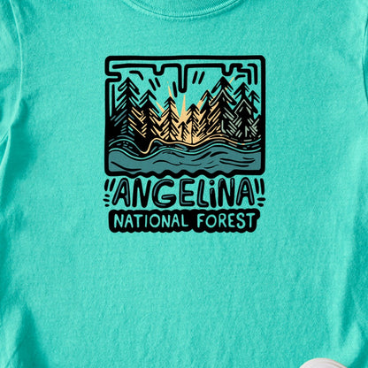 Angelina National Forest Kids Cotton T-Shirt