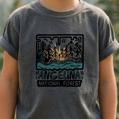 Angelina National Forest Kids Cotton T-Shirt