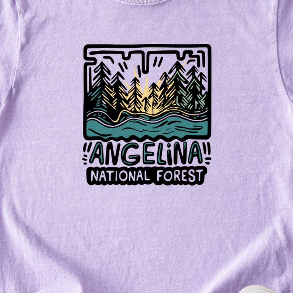 Angelina National Forest Kids Cotton T-Shirt