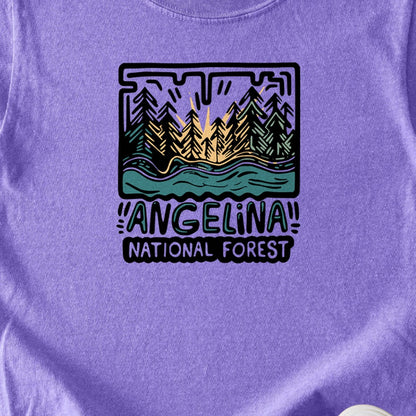 Angelina National Forest Kids Cotton T-Shirt