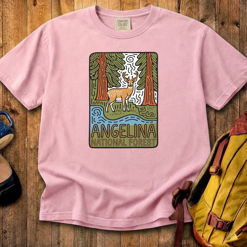Angelina National Forest 2 Cotton T-Shirt