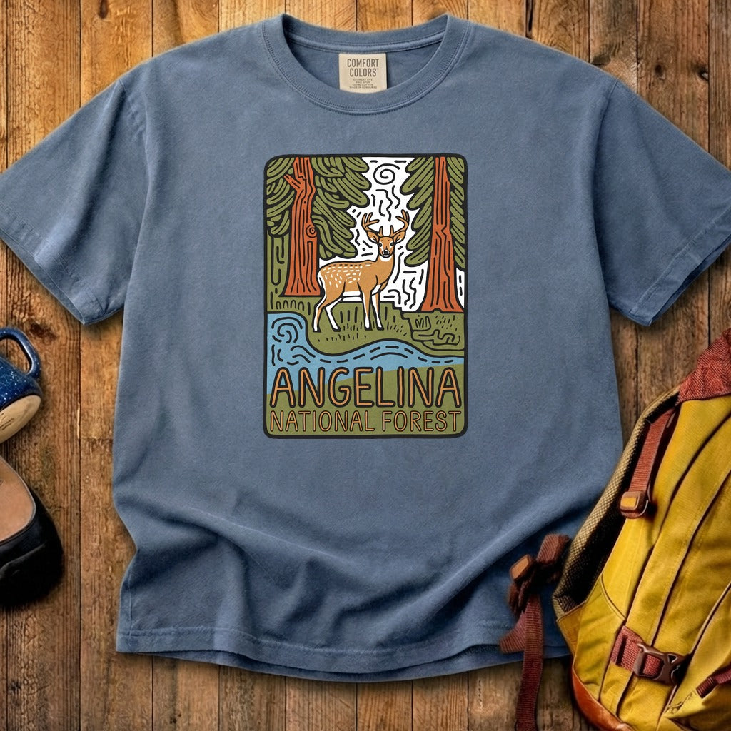 Angelina National Forest 2 Cotton T-Shirt