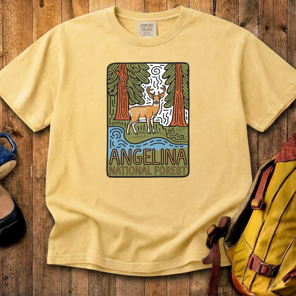 Angelina National Forest 2 Cotton T-Shirt
