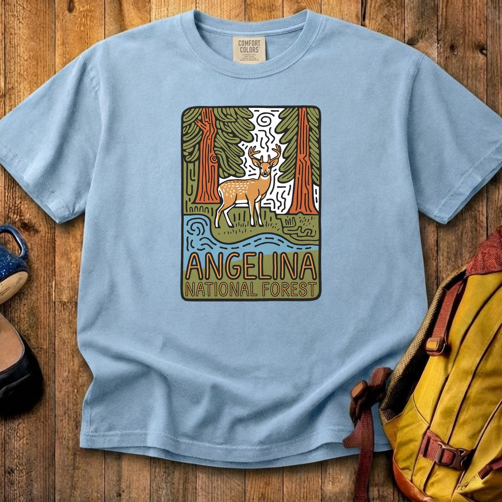 Angelina National Forest 2 Cotton T-Shirt