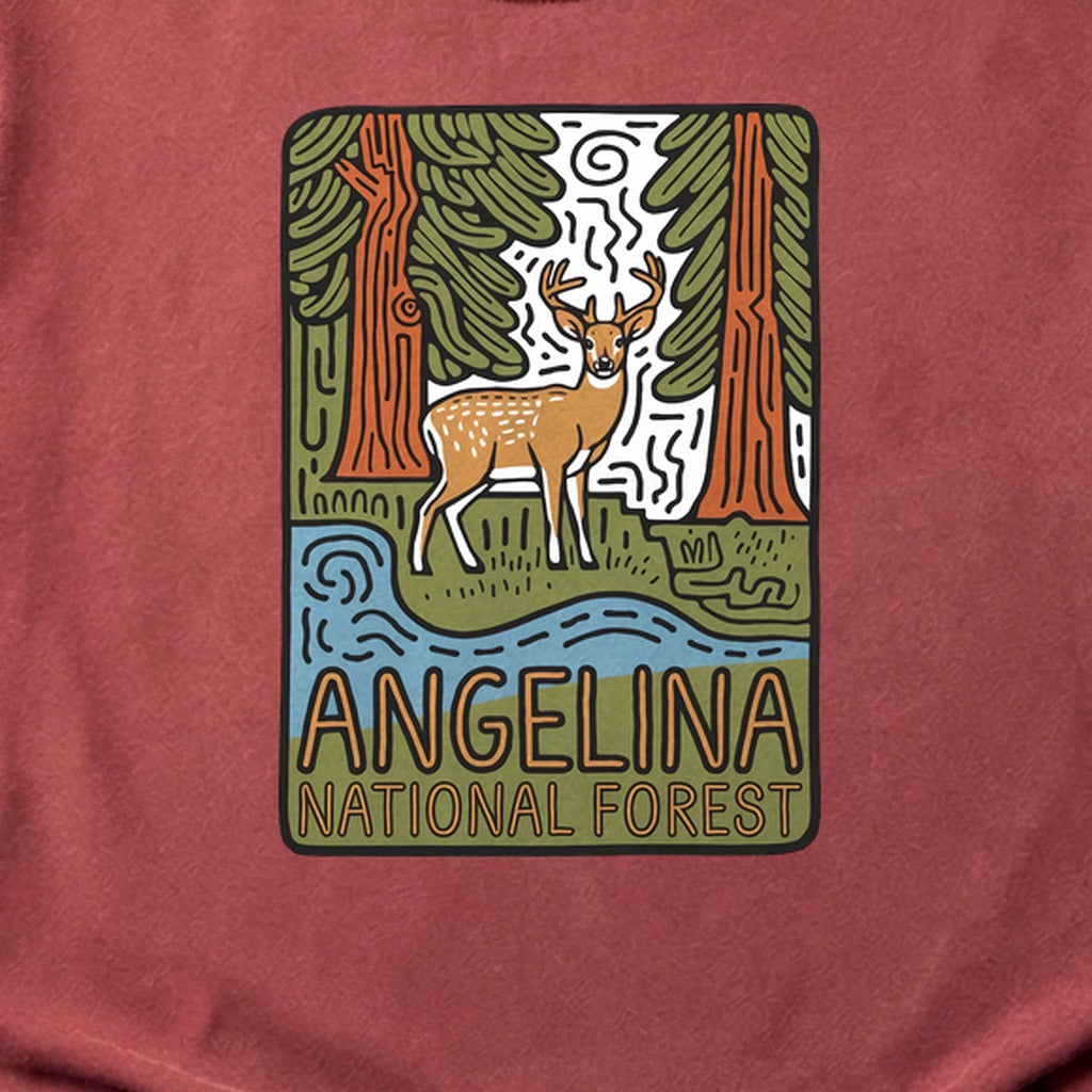 Angelina National Forest 2 Cotton T-Shirt