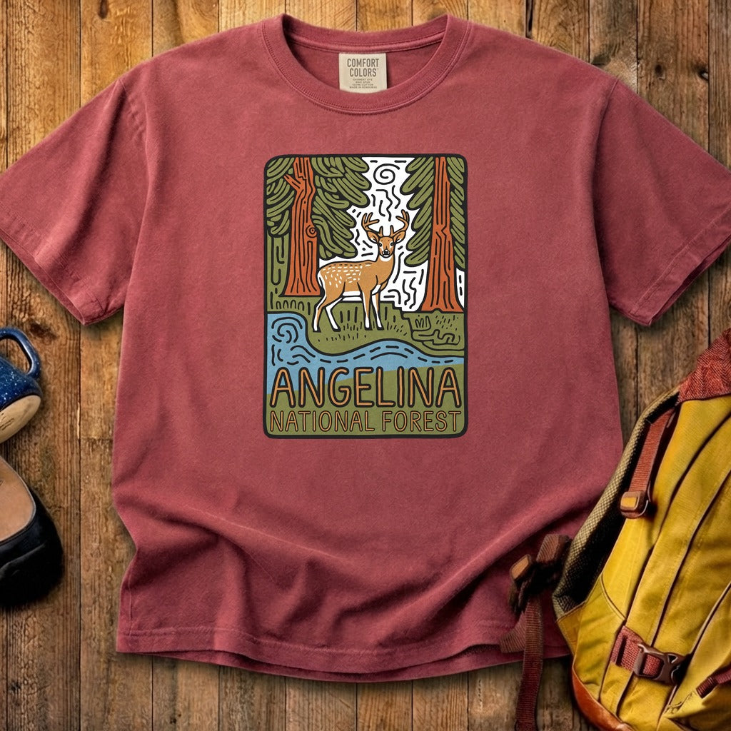 Angelina National Forest 2 Cotton T-Shirt