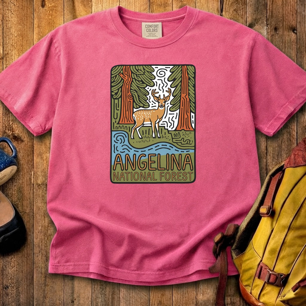 Angelina National Forest 2 Cotton T-Shirt