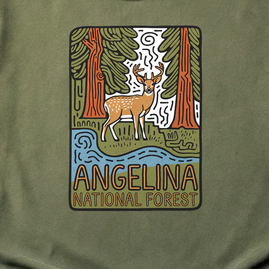 Angelina National Forest 2 Cotton T-Shirt