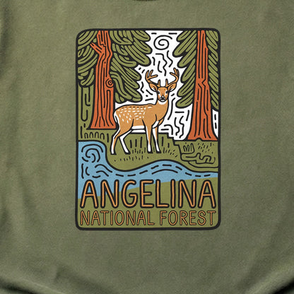 Angelina National Forest 2 Cotton T-Shirt