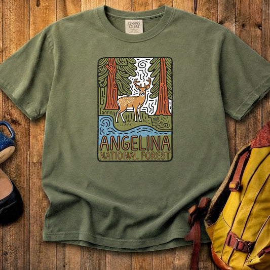 Angelina National Forest 2 Cotton T-Shirt