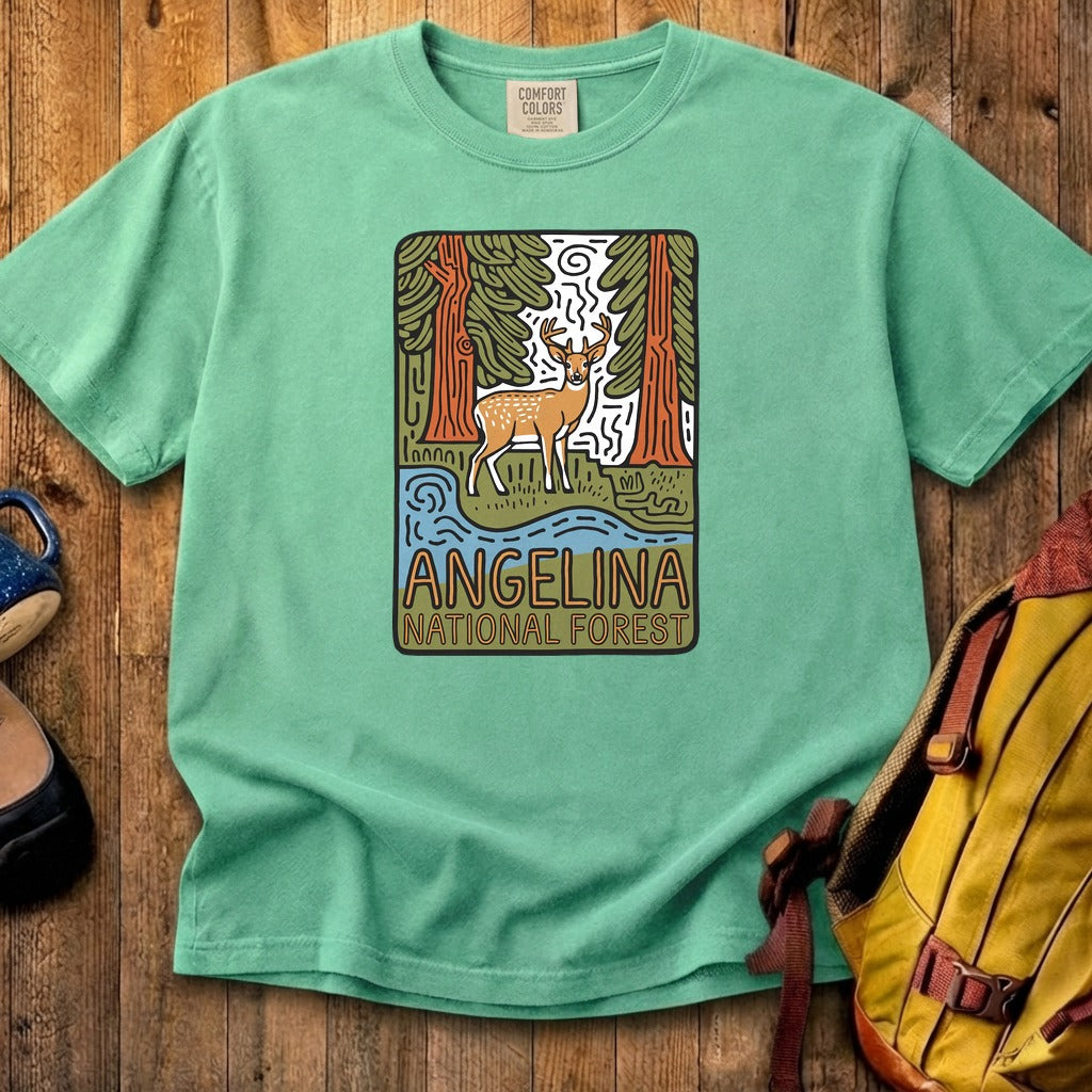 Angelina National Forest 2 Cotton T-Shirt