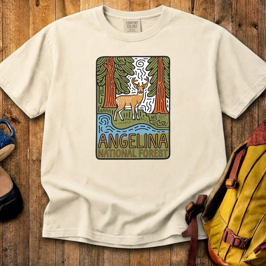 Angelina National Forest 2 Cotton T-Shirt
