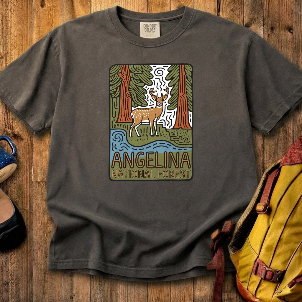 Angelina National Forest 2 Cotton T-Shirt