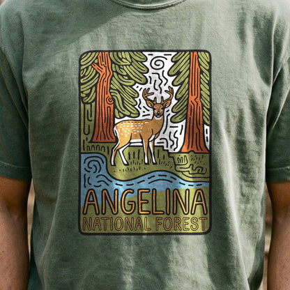 Angelina National Forest 2 Cotton T-Shirt