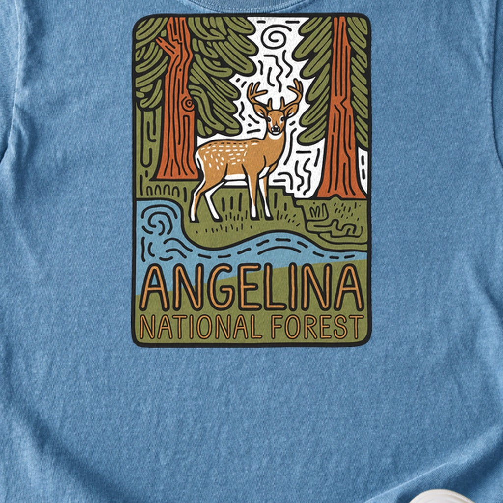 Angelina National Forest 2 Kids Cotton T-Shirt