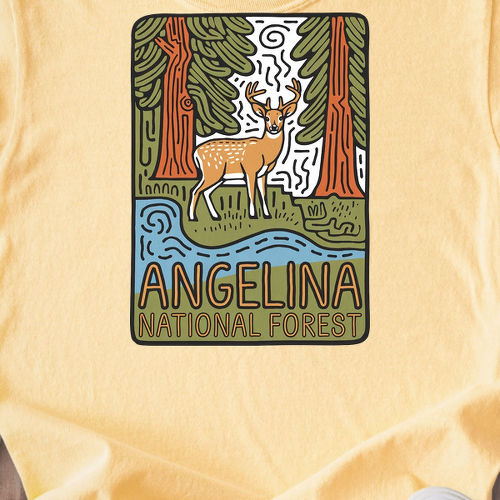 Angelina National Forest 2 Kids Cotton T-Shirt