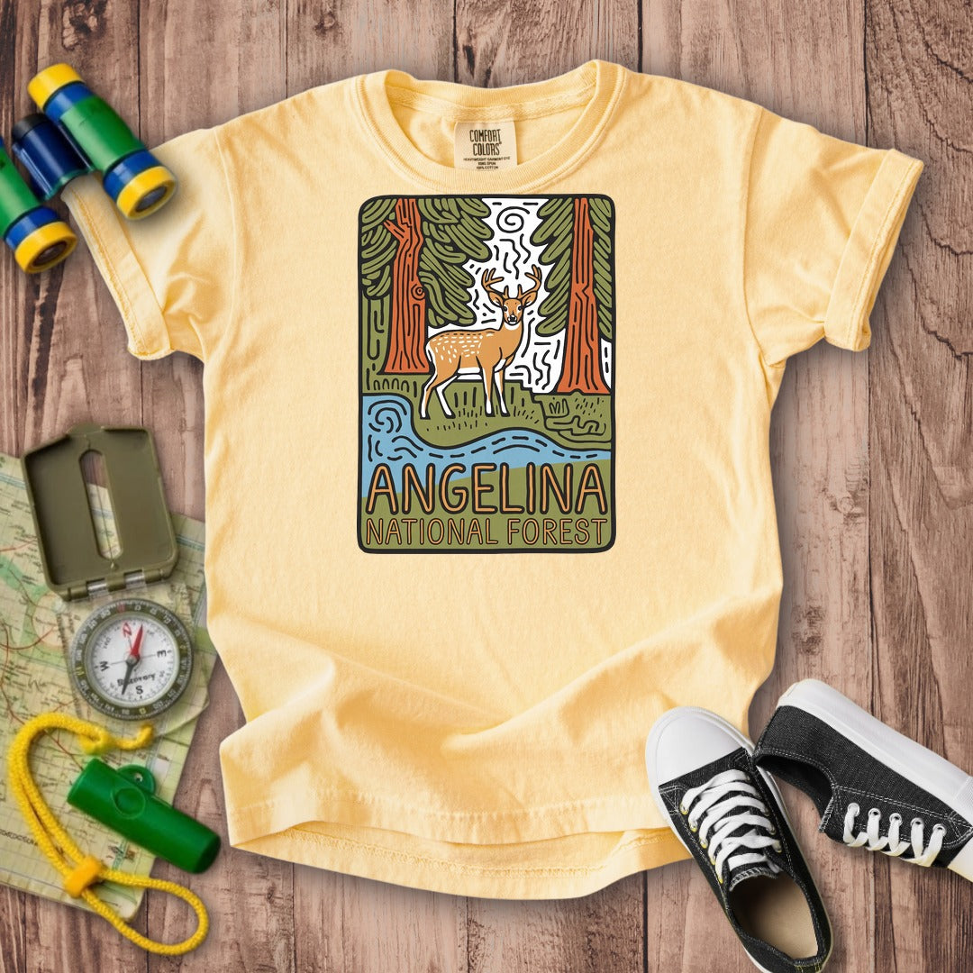 Angelina National Forest 2 Kids Cotton T-Shirt